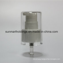 Aluminum Plastic Cream Pump with Overcap